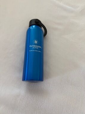 Outrigger Zone Blue Metal Water Bottle with Carry Handle